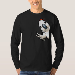Moluccan Cockato Salmon Crested Bird Parrot T-shirt