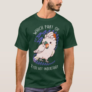 Molukse kaketoe papegaai Aaaa T-shirt