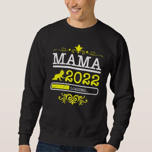 Mom 2022 Zwangerschap bij moederlading Trui (Voorkant)