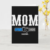 Mom 2026 Loading Mom Est. 2026, Mother 2026 New Mo Kaart (Gele Bloem)