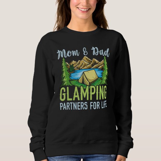 Mom And Dad Glamping Partners For Life Glamper 1 Trui (Voorkant)