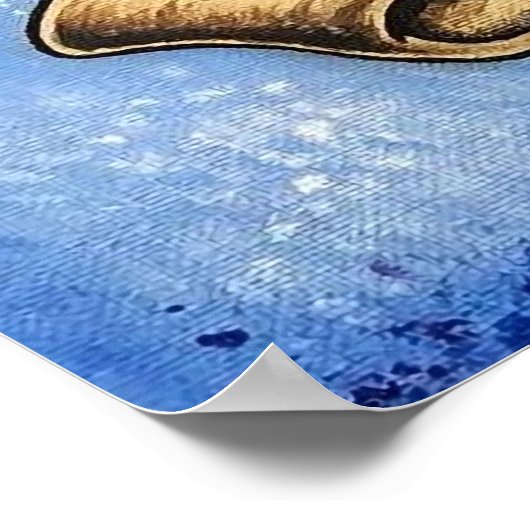 “Mom and Dad” Hearts with Ribbon Art Poster Print (Coin)