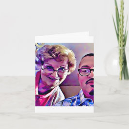 Mom and me Mother's Day 2017 ages 84 and 64 card   Kaart