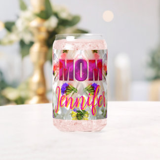 'Mom-Boss-Fire' – Diseño floral en cubos Blikvorm Glas