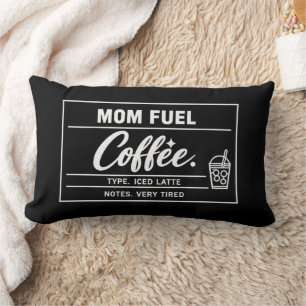 Mom Brandstof Iced Latte Moederdag Kussen