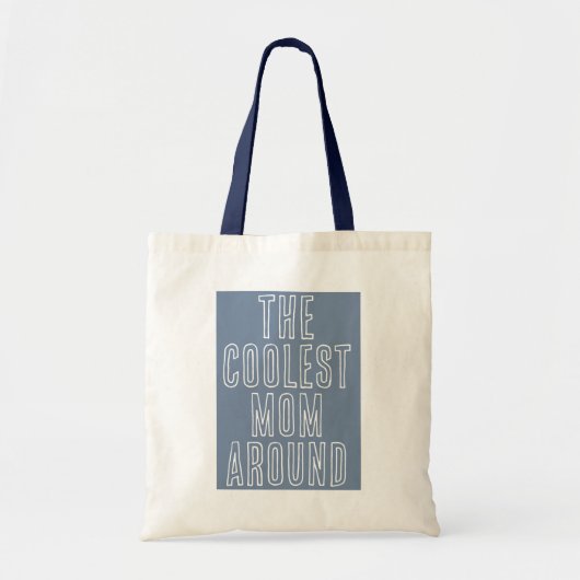 MOM-Canvas tas | Fun Slogan Modern-minimalistische (Voorkant)