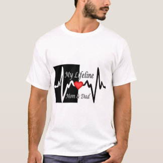 Mom & Dad 💗 Baby T-Shirt – Zoet, Zacht en Vol