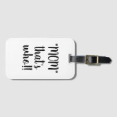 MOM dat is wie Bagagelabel (Voorkant (horizontaal))