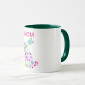 "MOM" EASTER EGG RABBIT DANS LA MUG PASTEL COLORS (Devant droit)