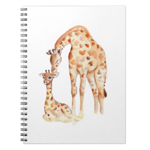 Mom en Baby Giraffe Notitieboek