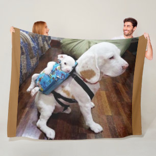 MOM en PUP Fleece Deken