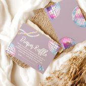 Mom era baby shower luierverloting informatiekaartje