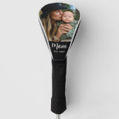 Mom Est. Script Photo Golfheadcover (Voorkant)