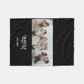 Mom Established, 3-Photo Fleece Blanket (Voorkant (Horizontaal))