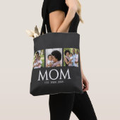 Mom Established Caps Black 3 Photo Tote Bag (De près)