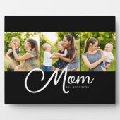 Mom Established Elegant Script Black 3 Photo  Fotoplaat (Voorkant)
