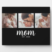 Mom Established Elegant Script Black 3 Photo Fotoplaat (Voorkant)