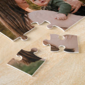 Mom Established Elegant Script Black 3 Photo Legpuzzel (Zijkant)