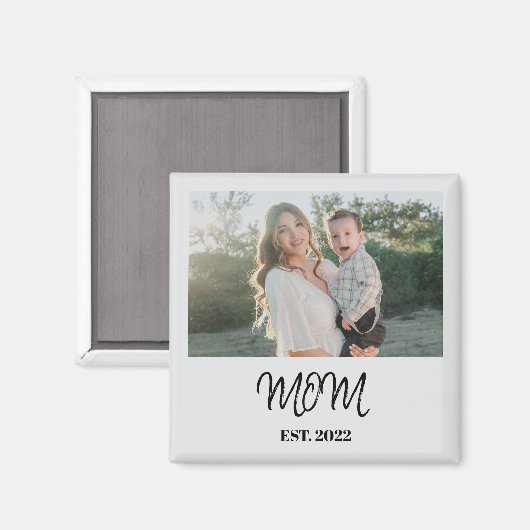 Mom established, gift Magnet  (Recto/Verso)