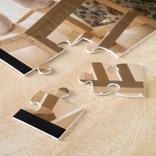 Mom Established Modern Script Black 3 Photo Legpuzzel (Zijkant)