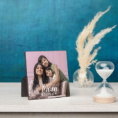 Mom Established Modern Script Photo Fotoplaat (Insitu)