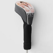 Mom Established Modern Script Photo Golfheadcover (Schuin)