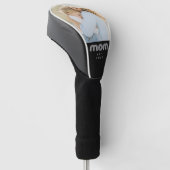 Mom Established Modern Script Photo  Golfheadcover (Schuin)
