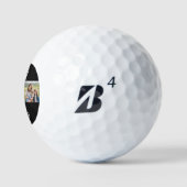 Mom Established ModernBold Script Black 3 Photo Golfballen (Logo)