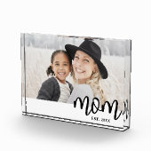 Mom Established Mother's Day Gift Fotoblokken (Rechts)