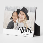 Mom Established Mother's Day Gift Photo Fotoplaat (Zijkant)