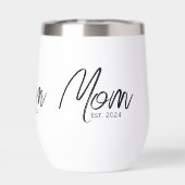 Mom Established New Mom Gift (Achterkant)