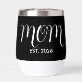 Mom Established New Mom Gift  (Achterkant)