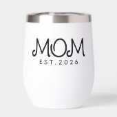 Mom Established New Mom Gift (Achterkant)