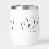 Mom Established New Mom Gift (Achterkant)