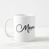 Mom Established New Mom Gift Coffee Mug (Gauche)