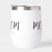 Mom Established New Mom Gift Insulated Tumbler (Droite)