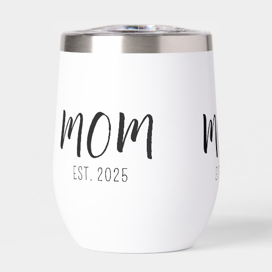 Mom Established New Mom Gift Insulated Tumbler (Avant)