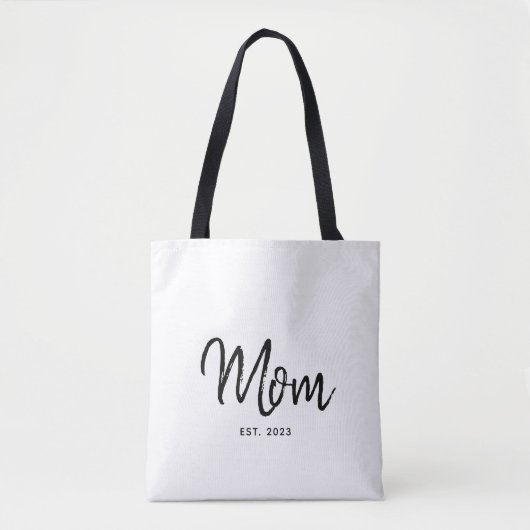 Mom Established New Mom Gift Tote Bag (Devant)