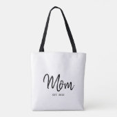 Mom Established New Mom Gift Tote Bag (Dos)