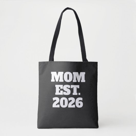 Mom Established New Mom Gift Tote Bag (Devant)