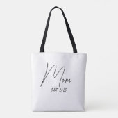 Mom Established New Mom Gift Tote Bag (Dos)