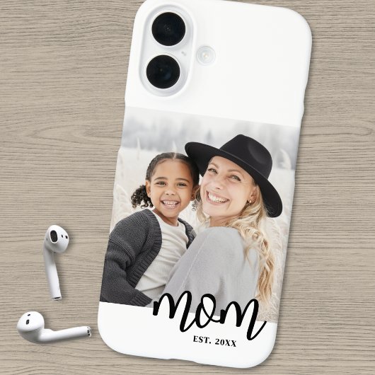 Mom Established Photo Gift Case-Mate iPhone Case