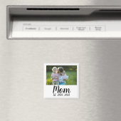 Mom Established Photo Gift Magnet (In Situ (Lave-vaisselle))