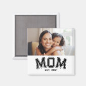 Mom Established Photo Gift Magnet (Recto/Verso)