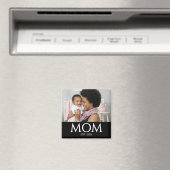 Mom Established Photo Gift Magnet (In Situ (Lave-vaisselle))