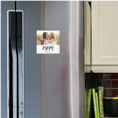 Mom Established Photo Gift Magnet Magneet
