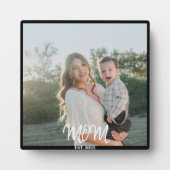 Mom Established, Photo, Script, Photo Plaque (Devant)