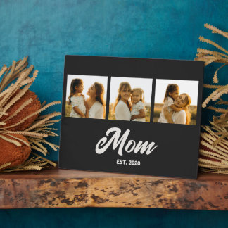 Mom Established Script Black 3 Photo Fotoplaat