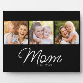 Mom Established Script Black 3 Photo Fotoplaat (Voorkant)