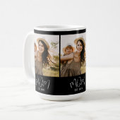 Mom Established Script Black 3 Photo Koffiemok (Voorkant links)